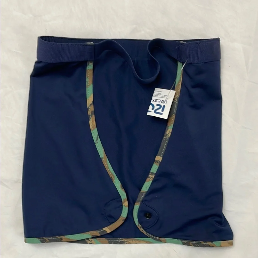 The North Face Unisex Blue & Green Face Shield Mask w/ Velcro & Snap, One Size